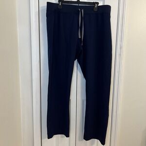 Figs Navy Blue Track Pants